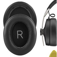 Miếng đệm tai thay thế bằng da Geekria Protein cho tai nghe không dây Sennheiser Momentum 3 Momentum 3.0 Đệm tai, miếng đệm tai nghe (Đen)