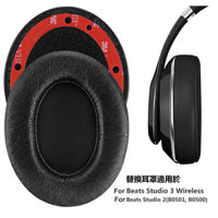 Miếng đệm tai thay thế nâng cấp bằng da cừu cho tai nghe có dây và không dây Beats Studio 2 & Studio 3