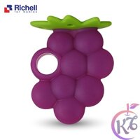 Miếng gặm nướu cho bé bằng Silicone cao cấp hình trái nho Richell - RC22028 - mieng can rang cho be