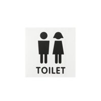 Miếng Giấy Dán Kí Hiệu ARTBOX Hàn Quốc In Chữ Toilet