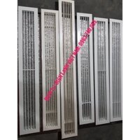 Miệng gió điều hoà nan bầu dục, hoa văn nghệ thuật sản xuất theo yêu cầu.