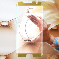 Miếng kính cường lực cho Samsung Galaxy S7 Edge Full màn hình - Vàng Nhỏ