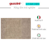 Miếng Lót Bàn Ăn Guzzini Fabric Reversible Placemat Tiffany 43x30cm - Chất Liệu PU Bền Đẹp, Sử Dụng Được 2 Mặt &amp; Dễ Dàng Vệ Sinh - Sand