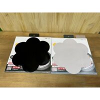 Miếng lót bếp từ 24cm hình hoa màu đen,màu trắng Nhật Bản