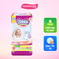 Miếng lót Bobby fresh Newborn 1 ( Dưới 5 kg, 108 miếng)