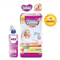 MIẾNG LÓT BOBBY NB1(108+6)