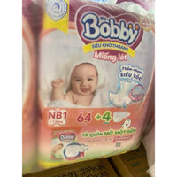 Miếng lót bobby Nb64+4 giành cho bé dưới 5kg