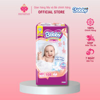 Miếng lót Bobby Newborn 1 - 108 miếng - Tặng Thêm 6 Miếng Tã quần thế hệ mới