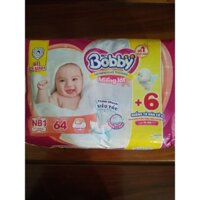 Miếng lót  Bobby Newborn 1 bịch 64 miếng Hàng Chính Hãng