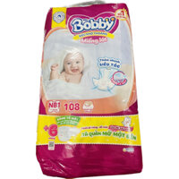 Miếng lót Bobby newborn 108 miếng