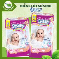 Miếng Lót Bobby Newborn 1/2 - 108/60 Miếng - Kèm Set Quà