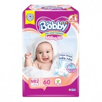 Miếng lót Bobby Newborn 2 60 miếng (Trên 1 tháng)