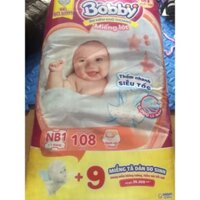 MIẾNG LÓT BOBY SƠ SINH Newborn 1- gói 108 miếng