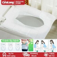 Miếng Lót Bồn Cầu Dùng 1 Lần an toàn công cộng giấy lót bồn cầu vệ sinh tan trong nước