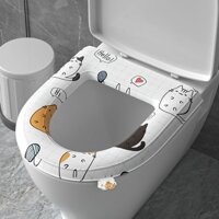 Miếng Lót Bồn Cầu EVA Dày Dặn Chống Thấm Nước Di Động Tiện Dụng Cho Cả Bốn Mùa
