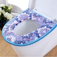 Miếng Lót Bồn Cầu- Tấm Phủ Bồn Cầu Chất Liệu Nỉ Cao Cấp Mềm Mại Khi Ngồi - Thoải Mái Ấm Áp Chống Lạnh Mùa Đông- Hàng Chính Hãng MINIIN - Combo 2