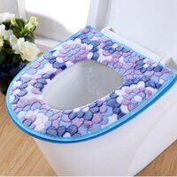 Miếng Lót Bồn Cầu- Tấm Phủ Bồn Cầu Chất Liệu Nỉ Cao Cấp Mềm Mại Khi Ngồi - Thoải Mái Ấm Áp Chống Lạnh Mùa Đông- Hàng Chính Hãng MINIIN - Combo 2