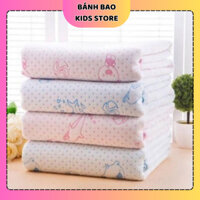 Miếng Lót Chống Thấm, Tấm Lót 4 Lớp Thay Bỉm Sơ Sinh Cho Bé Kích Thước 30x30cm