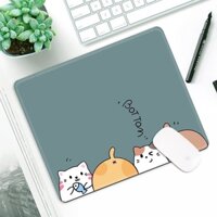 Miếng Lót Chuột Bằng Da Pu Chống Trượt Chống Trầy Xước Dễ Lau Chùi Cho Pc Laptop