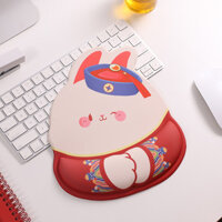 Miếng Lót Chuột Có Đệm 3D Mouse Pad Hình Cartoon Hàng Chính Hãng - Thỏ Phát Tài