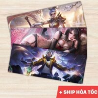 Miếng Lót Chuột Cỡ Lớn Họa Tiết Liên Minh Huyền Thoại Cỡ Lớn 80x30.90x40