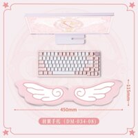 Miếng Lót Chuột Dây Đeo Tay Ma Thuật Mảng Bàn Hình Đặc Biệt Miếng Lót Bé Gái Cao Cấp Bàn Phím Máy Tính Miếng Lót Tay Dễ Thương Còn Lại