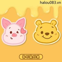 Miếng Lót Chuột Đơn Giản Cô Gái Dễ Thương Kích Thước Nhỏ Máy Tính Miếng Lót Bàn Winnie the Pooh Heo Con Cao Su Dâu Gấu Chuột Miếng Lót