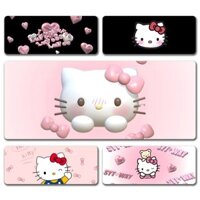 Miếng Lót Chuột Hello Kitty Hello Kitty Chính Hãng Quá Khổ Dày Cạnh Notebook Cô Gái Máy Tính Để Bàn