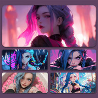 Miếng Lót Chuột jinx Bàn Phím Máy Tính Pad Liên Minh Huyền Thoại Chơi Game Miếng Lót Chuột Bé Trai Bàn Chơi Game Pad