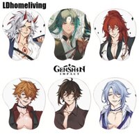 Miếng Lót Chuột Máy Tính 3D Bằng silicone Hình zhongli xiao diluc Keeya