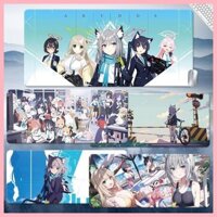 Miếng Lót Chuột Xanh Lưu Trữ Takanashi Hoshino Sunaokami Shiroko Sorasaki Hina Izayoi Nonomi Cát Sói Trắng Miếng Lót Chuột Đồ Bơi Tập Tin Azure Quá Khổ Bàn Pad Azure Blue Anime Hàng Hóa Bàn Phím Máy Tính Pad