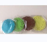 MIẾNG LÓT ĐẾ LY CỐC THỦY TINH (Nhiều màu)