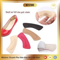 Miếng Lót Gót Giày 4D Bảo Vệ Gót Sau Cao Cấp, Chống Thốn Và Trầy Chân