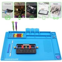 Miếng Lót Hàn Mạch Điện Tử Bằng Thảm Silicon Chịu Nhiệt Dùng Sửa Điện Thoại Linh Kiện Laptop