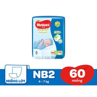 Miếng lót Huggies NB2 60 miếng (4-7kg)