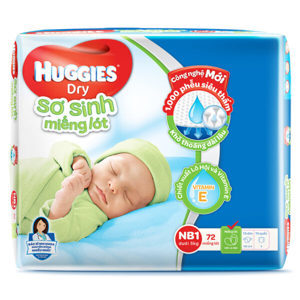 Miếng lót Huggies Newborn 1 56 miếng (trẻ từ 0 - 5kg)