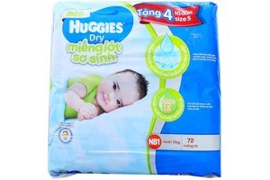 Miếng lót Huggies Newborn 1 72 miếng (trẻ từ 0 - 5kg)
