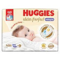 Miếng lót Huggies Skin Perfect size NB1 108 + 9 miếng (Dưới 5 kg)