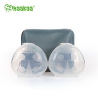 Miếng Lót Hứng Sữa Silicone Cho Mẹ Sau Sinh Haakaa. Dùng Được Khi Ngủ, Nằm. Tặng Túi Bảo quản