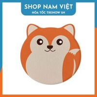 Miếng Lót Ly, Đế Lót Đá Xốp Diatomite Siêu Thấm Hút - Cáo cam