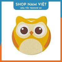 Miếng Lót Ly, Đế Lót Đá Xốp Diatomite Siêu Thấm Hút - Cú mèo