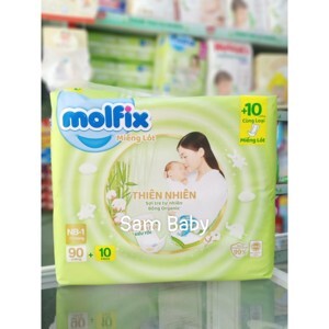 Miếng lót Molfix thiên nhiên size NB2 60 miếng (cho bé trên 1 tháng)