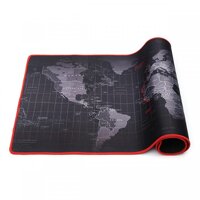 Miếng Lót Phím Chuột In Bản Đồ Thế Giới - Size 70x30x0,3 cm