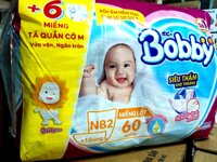 Miếng Lót Sơ Sinh Bobby Fresh Newborn 2 - 60 (60 Miếng)
