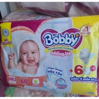 Miếng lót sơ sinh Bobby NB1 - 108+6/Nb2 - 60+6/NB2 - 60