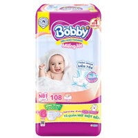 Miếng lót Sơ sinh Bobby NB1 108 miếng và NB2 60 miếng
