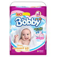 Miếng lót sơ sinh Bobby NB2 60M