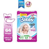 Miếng lót sơ sinh Bobby Newborn,Tã dán Bobby