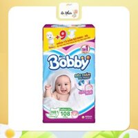 Miếng lót sơ sinh Bobby newborn 1 (108 miếng)-Tã lót bobby