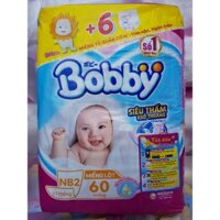 Miếng lót sơ sinh Bobby Newborn 2-60 miếng tặng 6m tã quần M